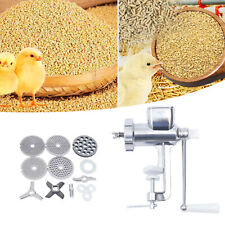 5 Pellet Plates Household Feed Pellet Mill Hand Manual Pet Food Maker Machine