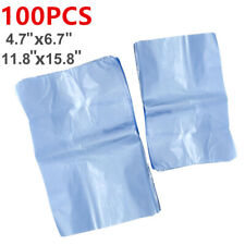 100pc Heat Shrink Film Wrap Bags Pvc Seal Gift Pack 15.8x11.8 Or 6.7x4.7