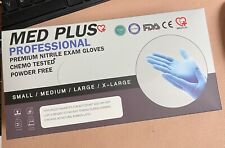1000 Med Plus Nitrile Exam Gloves Chemo-rated Powder Free Vinyl Latex Medical