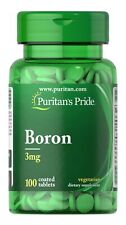 Puritans Pride Boron 3 Mg - 100 Tablets
