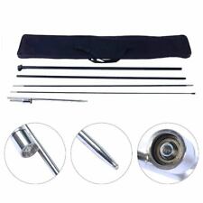 4 Flag Poles1 Ground Stake Kit For Windless Feather Swooper Flags Teardrop Flag