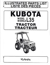 35 Tractor Service Parts Manual Kubota Tractor L35