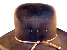 Resistol Beaver 4x Western Hat Tan Brown Size 6 34 Vintage - Sharp