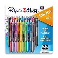 Paper Mate Inkjoy 22pk Gel Pens 0.7mm Medium Tip Multicolored