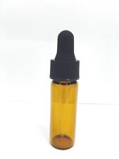 144 Pcs Amber 4ml 15mm X 45mm 1 Dram Vials With Standard Dropper Cap