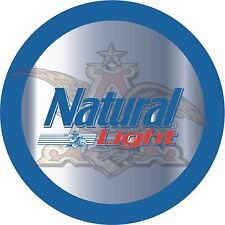 Natural Light 7 Inch Round Beer Sign