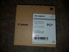 Genuine Canon Pfi306pgy 6667b001 Photo Gray Ink Cartridge Ipf 8300 8400 Bnib