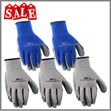 5-pair Pack Wells Lamont Nitrile Work Gloves Lightweight Abrasion Resistant 