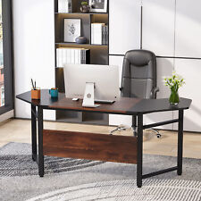 Modern Computer Desk Study Writing Workstation Office Executive Table Woodmetal