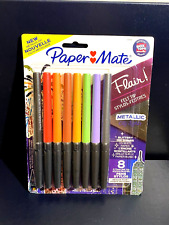 Paper Mate Flair Felt Tip Pens Metallic City Lights 8ct