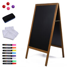 2-side Rustic Magnetic A-frame Chalkboard Sign Extra Large 40x20 Free Standing