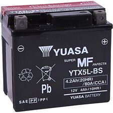 Yuasa Agm Battery - Ytx5l-bs .24 Liter Yuam32x5b