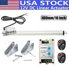 High Speed 12v Dc 16 Linear Actuator 1000n 220lbs W Remote Control Heavy Duty