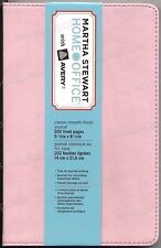 Martha Stewart Home Office Avery Smooth-finish Journal 5.5x8.5 Faux Leather Pink