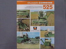 Original 1968 Oliver 525 Combine Sales Brochure Catalog