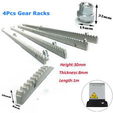 Universal Steel Gear Rack 8mm 4pcs Thick 3.3ft Length For Sliding Gate Openers