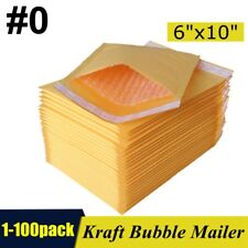 0 6x10 6x9 Kraft Bubble Mailers Padded Self Seal Shipping Bags Envelopes