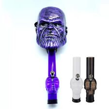 Infinity War Deluxe Thanos Gas Mask Bong Smoking Pipe Hookah Halloween Party Kit
