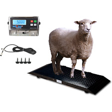 Portable Floor Scale Multi Purpose To Drum Vet Livestock 2000 X .2 Lb Imported