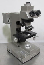 T182086 Olympus Vanox Trinocular Microscope Body W Vertical Illuminator