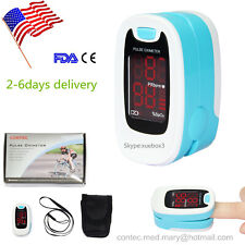 Finger Fingertip Led Pulse Heart Rate Oximeter Spo2 Pr Blood Oxygen Monitor 50m