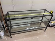 Large Metal Glass Display Case Cabinet 50x 29x16