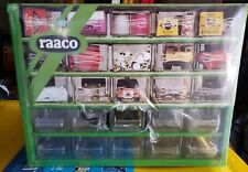 Nos Vintage Raaco 25 Drawer Green Metal Small Parts Organizer Storage Bin