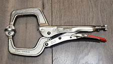 Knipex 11 Locking C-clamp Welding Pliers W Swivel Pads Germany 42 44 280