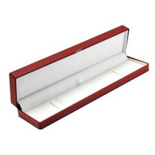 Novel Box Red Textured Leatherette Jewelry Bracelet Box Jewelry Gift Box