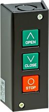 3 Button Open-close-stop Access Control Station Commercial Garage Door Wall Nema