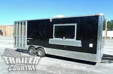 New 8.5 X 24 Enclosed Food Vending Mobile Kitchen Concession Catering Trailer