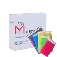 Airndefense 000 4x8 Colored Poly Bubble Mailers Shipping Padded Envelopes