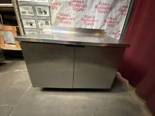 2 Door Work Top Refrigerator True Twt-48 Nsf Undercounter Cooler On Wheels 1802