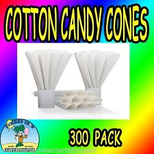 Cotton Candy Cones Plain Gold Medal 300 Pcs Concession Fair Carnival Supply
