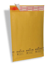 250 0 6.5x10 Ecolite X- Wide Kraft Bubble Mailers Padded Envelopes Bags Cd Dvd