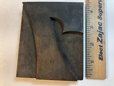 Early Wood Type Block Number 7 4 C1890s Bk511