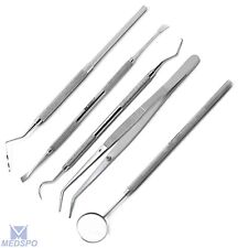 Dental Tooth Cleaning Dentist Scraper Pick Tool Kit Calculus Plaque Flos Remover