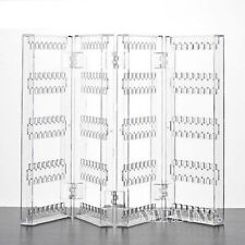 Jewelry Hanger Foldable Acrylic Earring Organizer Necklace Rack Holder Display