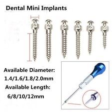 Dental Orthodontic Micro Implant Mini Screws Self-drilling 15 Siezsscrewdriver