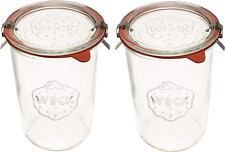 Weck Canning Jars 743 - Mold Jars Made Of Transparent Glass - Eco-friendly - Sto