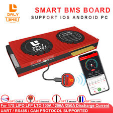 Daly Smart Bms 17s Lithium Lipo Lfp Lto 100250a Rs485 Bt App Can Pc W Balance