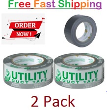 Duck Brand 1.88 In. X 55 Yd. Silver Utility Duct Tape 2 Pack