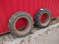 2 9.5 X 24 Firestone Tractor Tires 85 Tread Allis Chalmers Ac C Tractor Rims