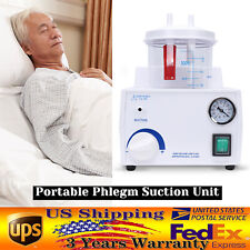 Portable Phlegm Suction Unit Dental Emergency Medical Vacuum Aspirator Machine