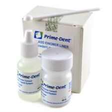 Prime Dent Permanent Glass Ionomer Luting Cement Kit For Crowns Etc 010-023