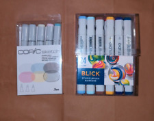 Copic Blick Marker Lot - Slighty Used - Alcohol Markers - Lot Of 29