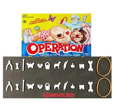 Operation Game Replacement Pieces Parts 2 Complete Sets Of 12 Funny Ailments