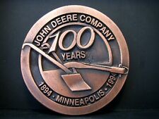 John Deere Plow Company Minneapolis 100 Years 1894-1994 Belt Buckle Ltd Ed Jd