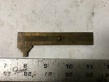 Machinist Lathe Mill Machinist Vintage Solid Brass Micro Small Caliper Gage Shm
