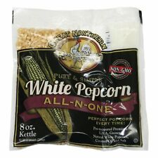 Great Northern Popcorn White Popcorn 8 Oz 24 Pack All In One Pack Oil And Salt